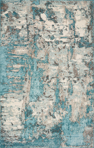 KAS Watercolors 6233 Ivory/Teal Area Rug main image