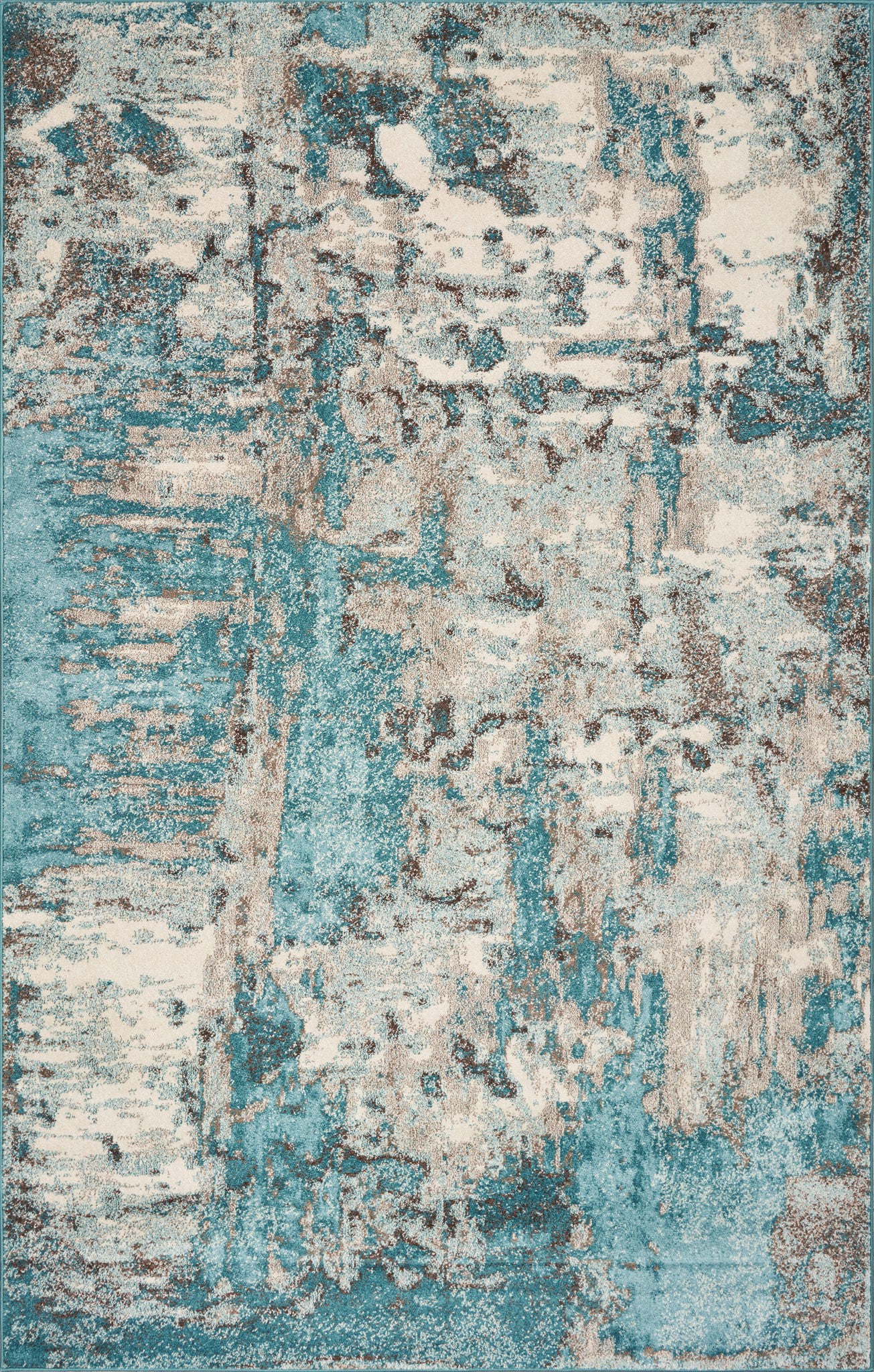 KAS Watercolors 6234 Teal Abstract Area Rug – Incredible Rugs and Decor