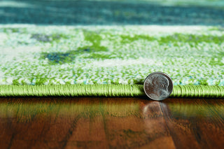 KAS Watercolors 6234 Teal Abstract Area Rug Lifestyle Image