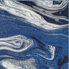 KAS Watercolors 6236 Blue Geode Area Rug Corner Image