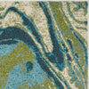 KAS Watercolors 6238 Teal Palette Area Rug Lifestyle Image