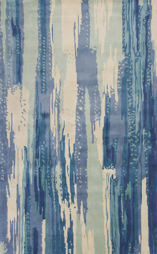 KAS Whisper 3004 Ivory/Blue Brushstroke Area Rug main image