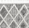 KAS Willow 1101 Charcoal Diamonds Area Rug Lifestyle Image Feature