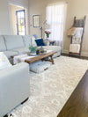 KAS Willow 1103 Ivory Beige Boho Area Rug Lifestyle Image Feature