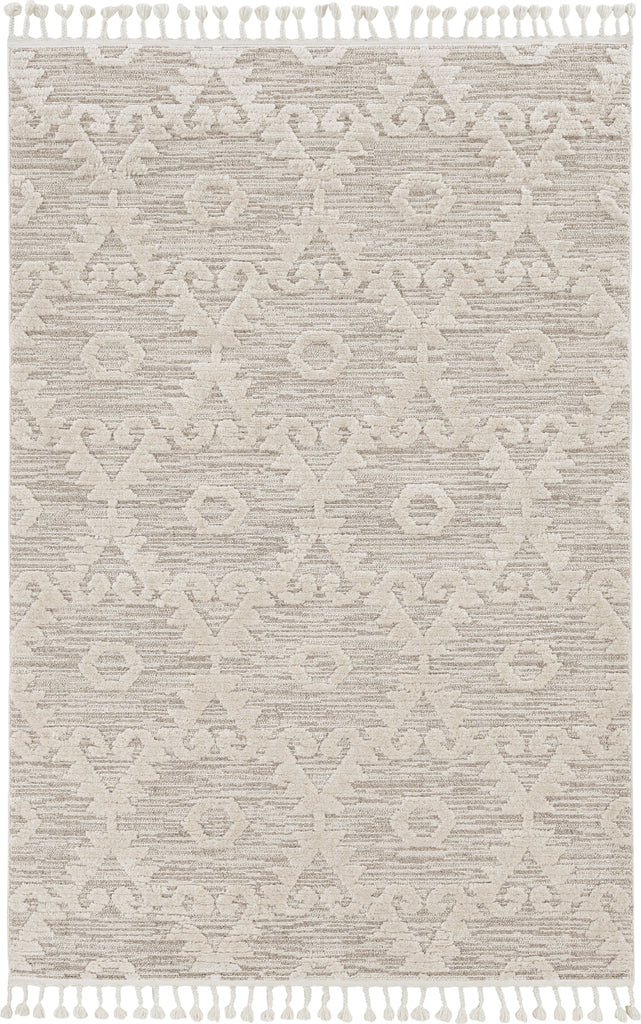 KAS Willow 1103 Ivory Beige Boho Area Rug Main Image 
