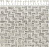 KAS Willow 1104 Ivory Grey Geo Area Rug Lifestyle Image Feature