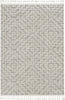 KAS Willow 1104 Ivory Grey Geo Area Rug Main Image 