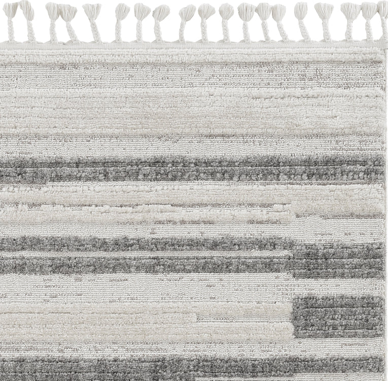 KAS Willow 1106 Ivory Grey Landscape Area Rug Lifestyle Image Feature