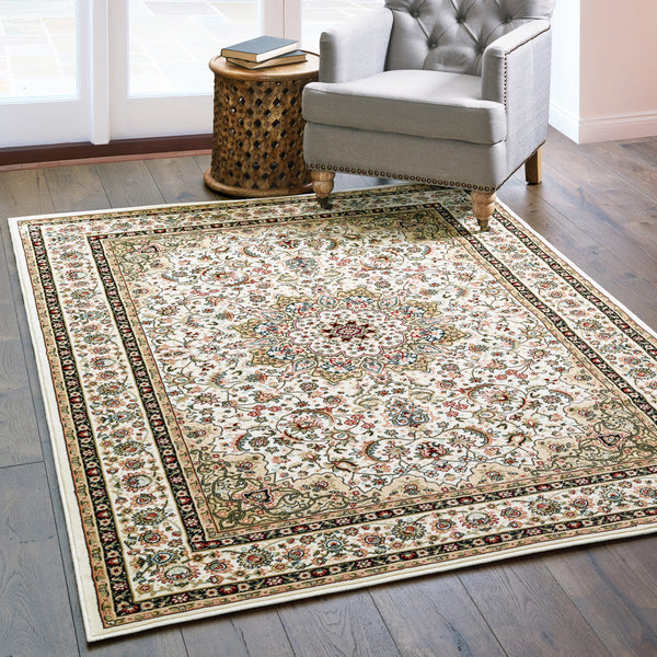 Oriental Weavers Kashan 119W1 Ivory/ Beige Area Rug Incredible Rugs