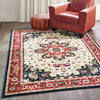Oriental Weavers Kashan 096W1 Red/ Ivory Area Rug Room Scene Featured