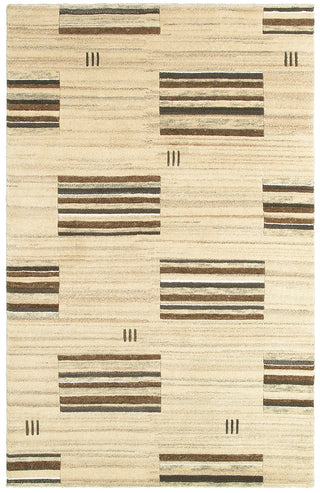 LR Resources Kasteli 03827 Natural Beige Hand Knotted Area Rug 8' X 10'