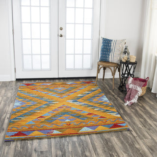 Rizzy Arden Loft-Kavali KA108B Gold Area Rug Corner Image