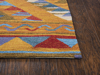 Rizzy Arden Loft-Kavali KA108B Gold Area Rug Detail Image