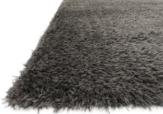 Loloi Kayla Shag KAY-01 Grey Area Rug Corner Shot Feature