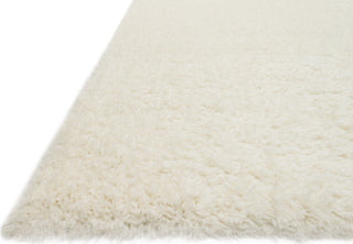 Loloi Kayla Shag KAY-01 Ivory Area Rug Corner Shot Feature