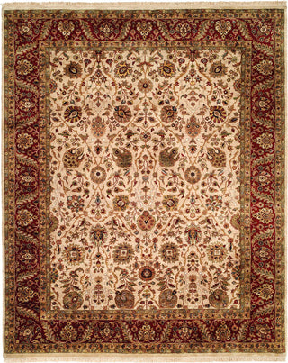 Kalaty Kabir KB-368 Beige/Red Area Rug main image