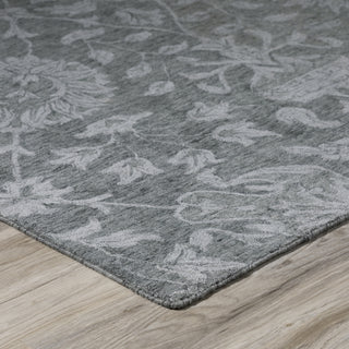 Dalyn Korba KB1 Ash Area Rug Corner 