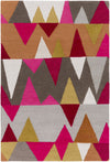 Kennedy KDY-3013 Pink Area Rug by Surya 5' X 7'6''