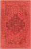 Chandra Kelsey KEL-42501 Red/Black Area Rug main image