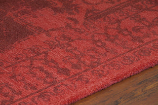 Chandra Kelsey KEL-42501 Red/Black Area Rug Detail