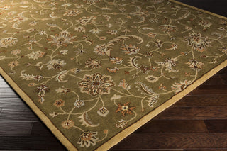 Surya Kensington KEN-1040 Olive Hand Tufted Area Rug Corner Shot