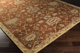 Surya Kensington KEN-1041 Rust Hand Tufted Area Rug Corner Shot