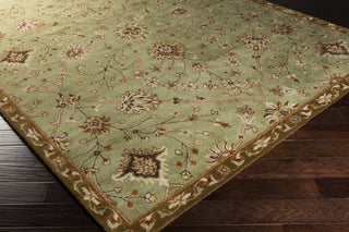 Surya Kensington KEN-1043 Olive Hand Tufted Area Rug Corner Shot