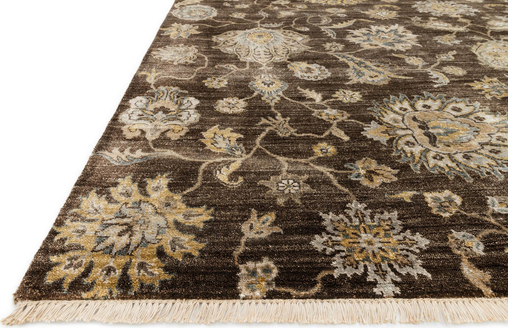 Loloi Kensington KG04 Turkish Coffee Area Rug by Henrietta Spencer