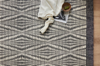 Loloi Kenzie KNZ-01 Ivory/Charcoal Area Rug Lifestyle Image