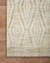 Loloi Kenzie KNZ-01 Ivory/Sand Area Rug Corner Image