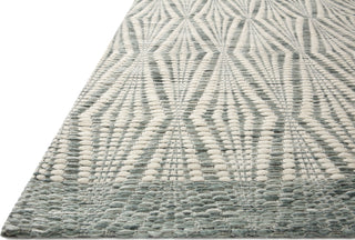 Loloi Kenzie KNZ-01 Ivory/Sage Area Rug Corner Image