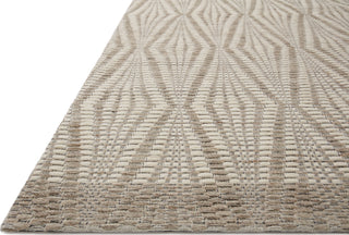 Loloi Kenzie KNZ-01 Ivory/Taupe Area Rug Corner Image