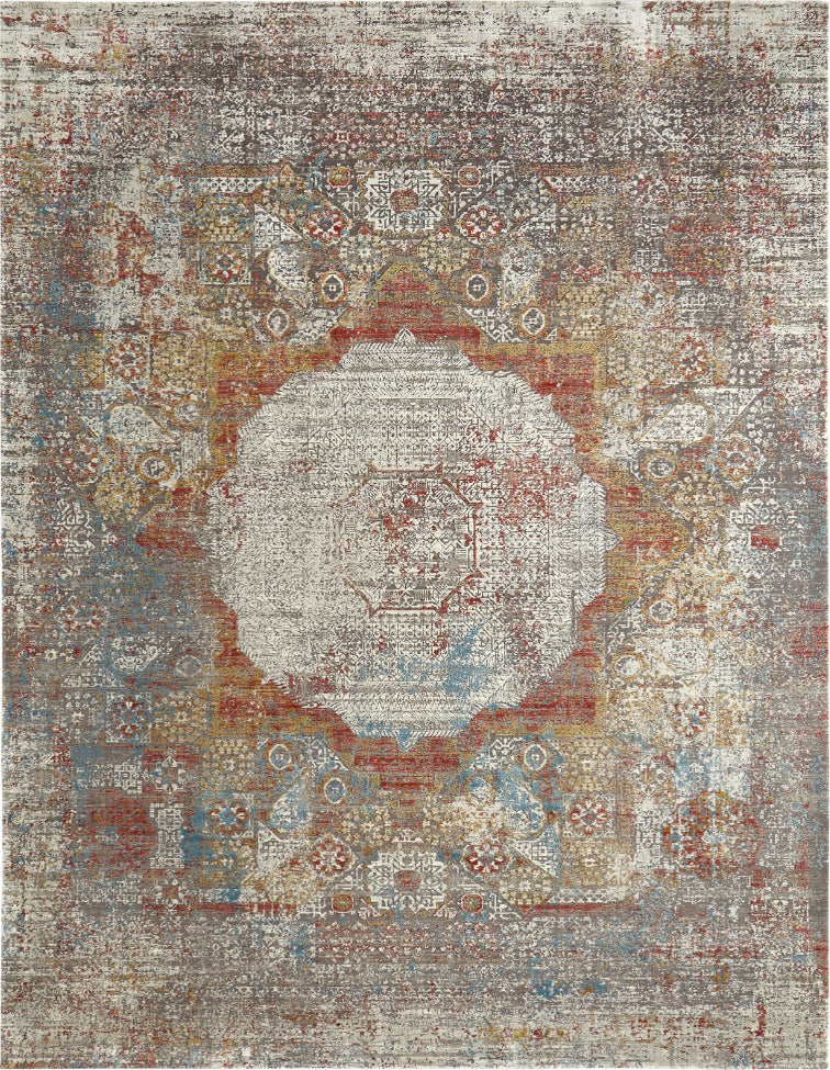 Ancient Boundaries Kerri KER-02 Grey Mist/Pastels Area Rug main image