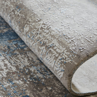 Ancient Boundaries Kerri KER-03 Grey Tones/Azure Area Rug Lifestyle Image