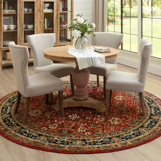 Karastan Spice Market Keralam Garnet Area Rug Lifestyle Image