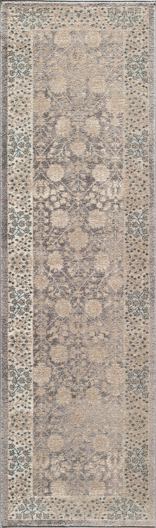 Momeni Kerman KE-01 Silver Area Rug Closeup