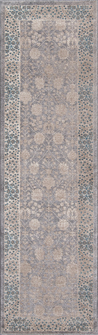 Momeni Kerman KE-01 Silver Area Rug