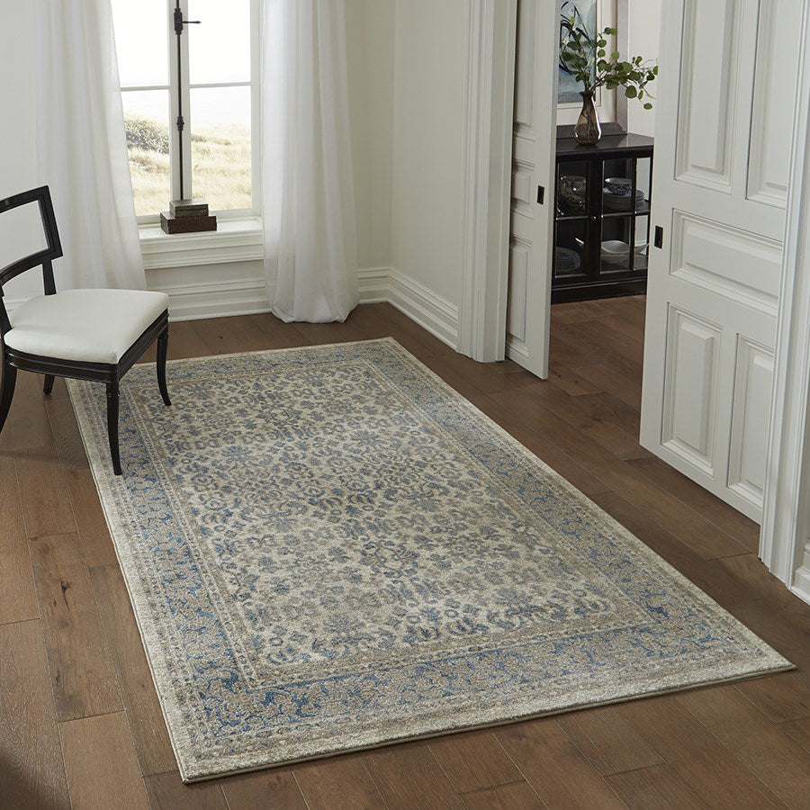 Momeni Kerman KE-02 Ivory Area Rug Detail Shot Feature