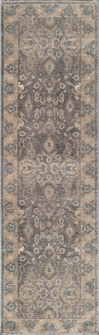 Momeni Kerman KE-05 Silver Area Rug Closeup