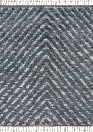 Loloi Khalid KF-06 Blue/Pewter Area Rug main image