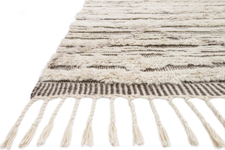 Loloi Khalid KF-07 Ivory/Taupe Area Rug Corner