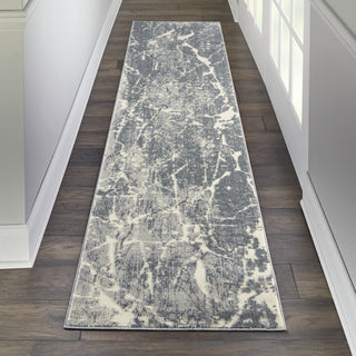 Nourison KI39 Sahara KI393 Ivory/Slate Area Rug