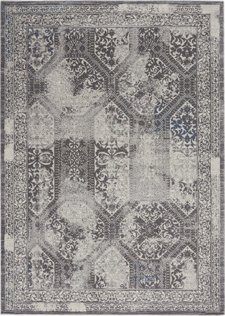 Nourison Grand Expressions KI51 Grey/Ivory Area Rug