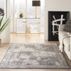 Nourison Grand Expressions KI51 Grey/Ivory Area Rug by Kathy Ireland Room Scene Feature