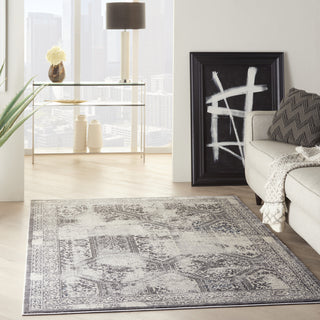 Nourison Grand Expressions KI51 Grey/Ivory Area Rug