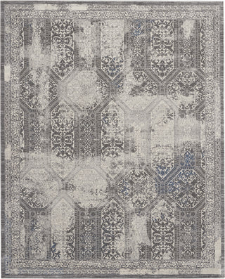 Nourison Grand Expressions KI51 Grey/Ivory Area Rug