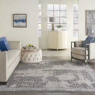 Nourison Grand Expressions KI51 Grey/Ivory Area Rug