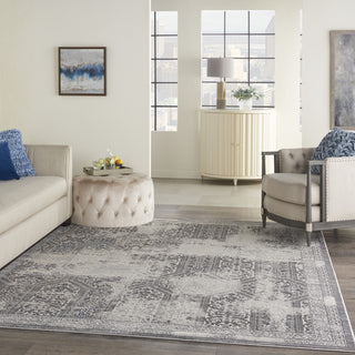 Nourison Grand Expressions KI51 Grey/Ivory Area Rug