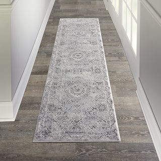 Nourison Grand Expressions KI52 Dark Grey Ivory Area Rug