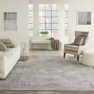 Nourison Grand Expressions KI52 Dark Grey Ivory Area Rug